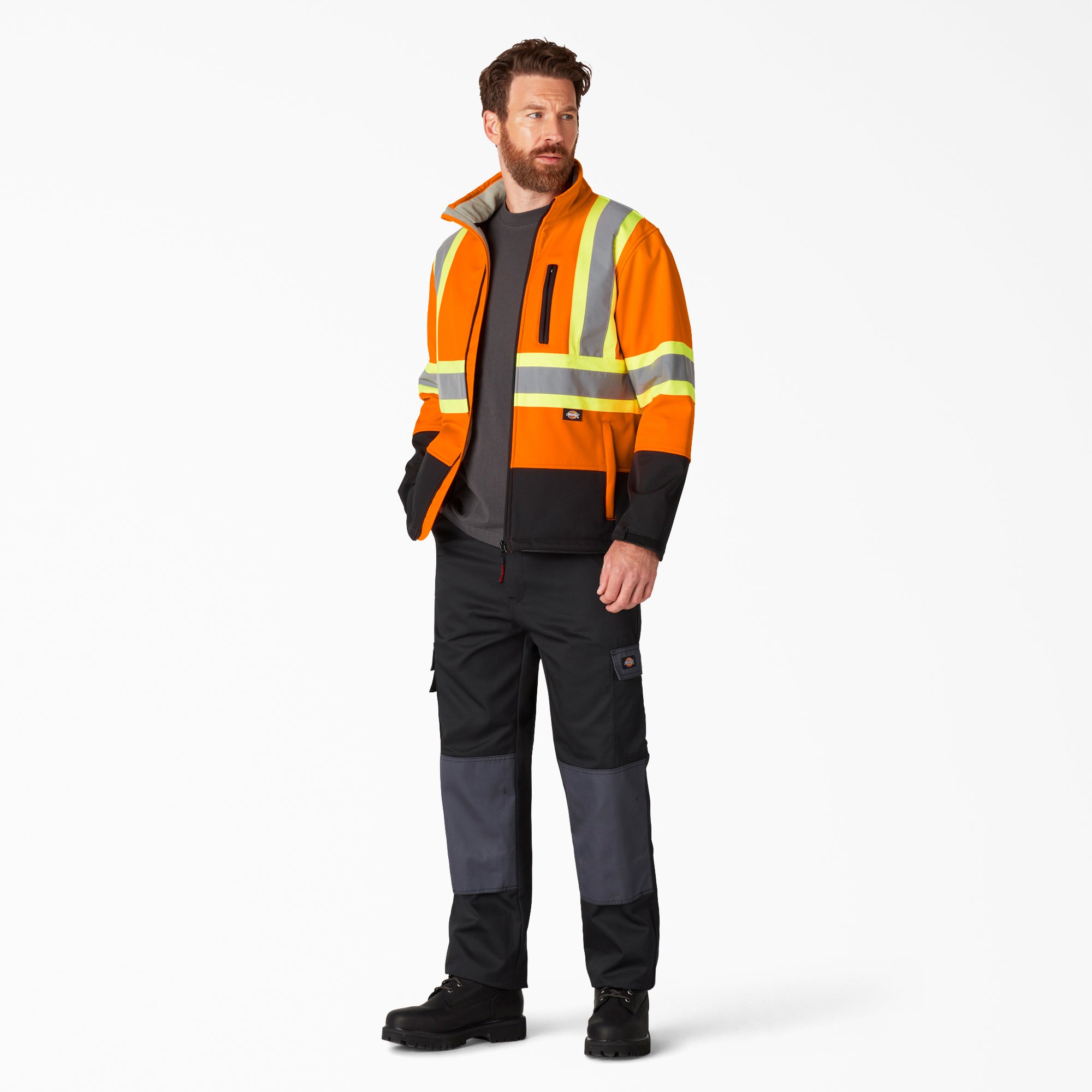 Hi Vis Safety Softshell Jacket - Image 4