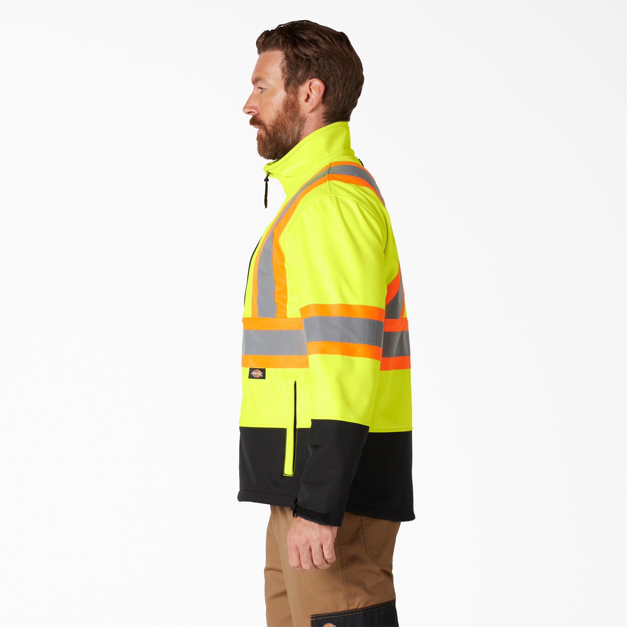 Hi Vis Safety Softshell Jacket - Image 3