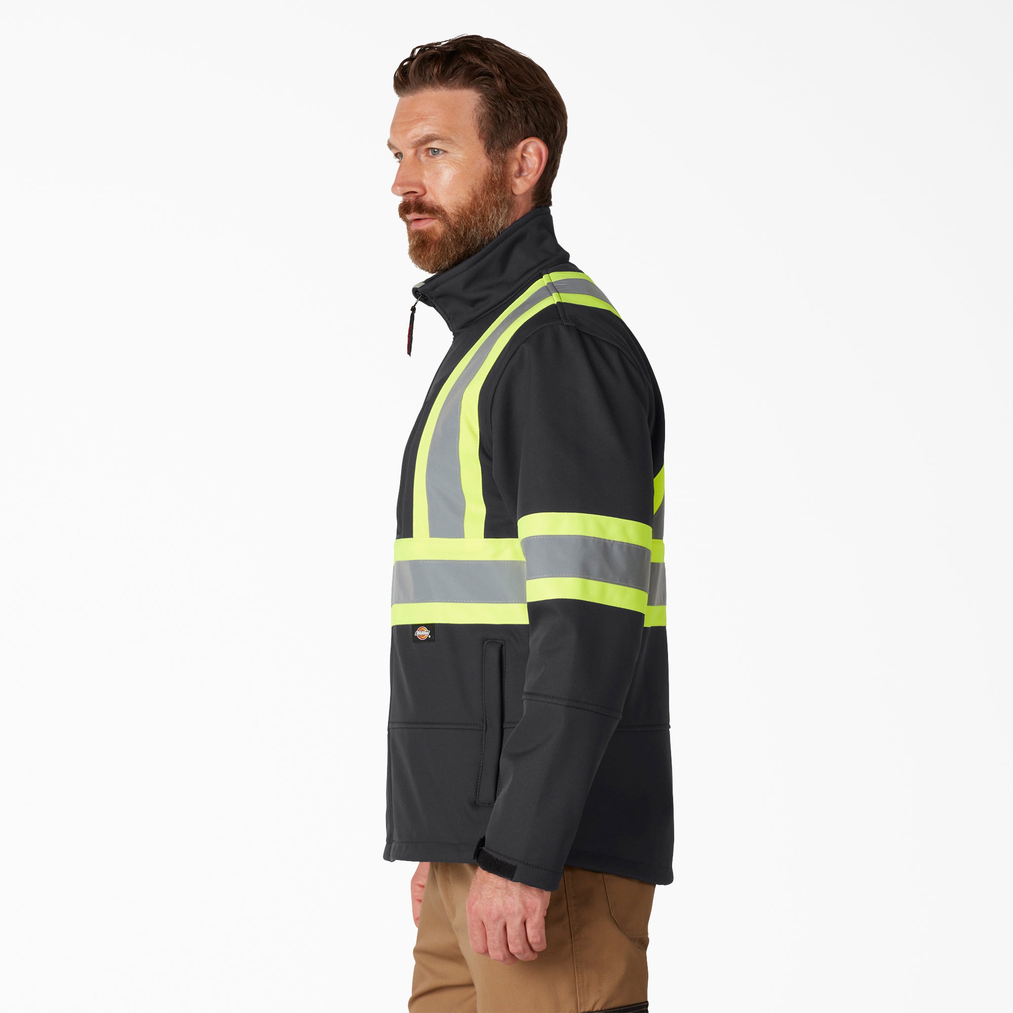 Hi Vis Safety Softshell Jacket - Image 3