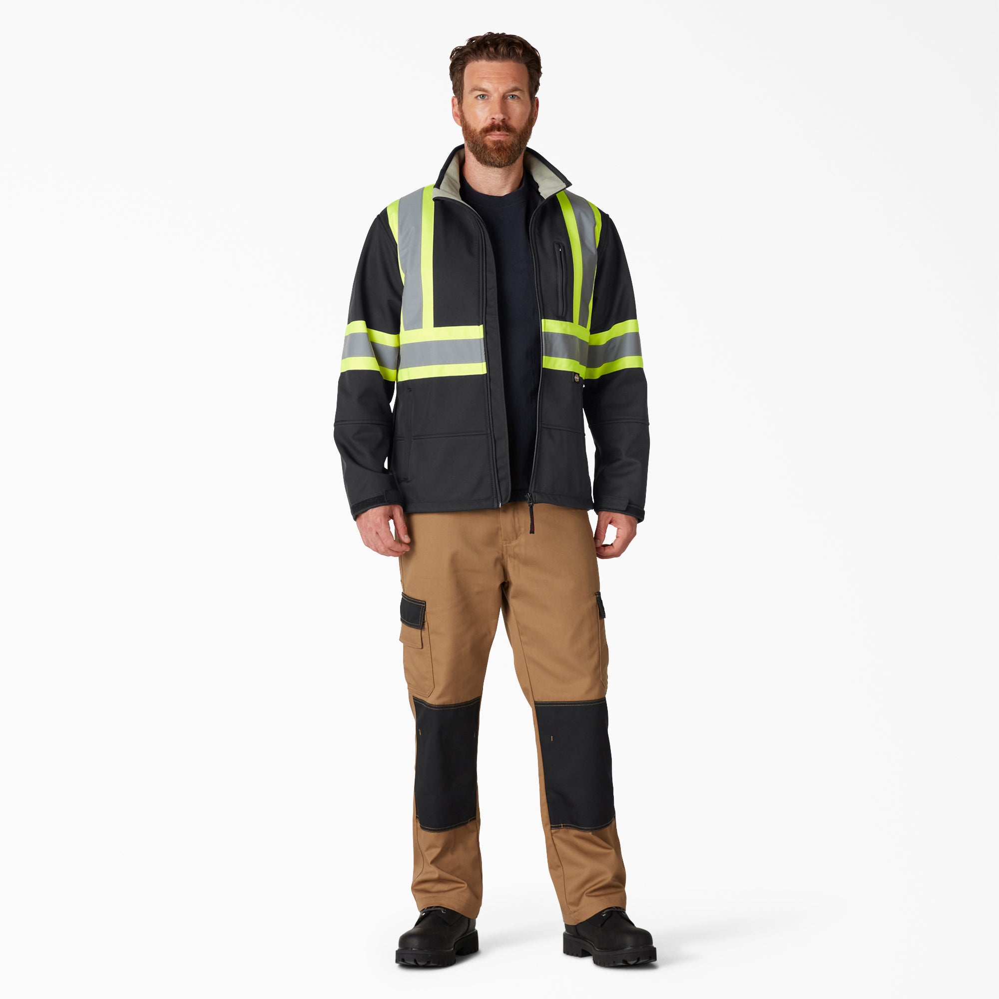 Hi Vis Safety Softshell Jacket - Image 4