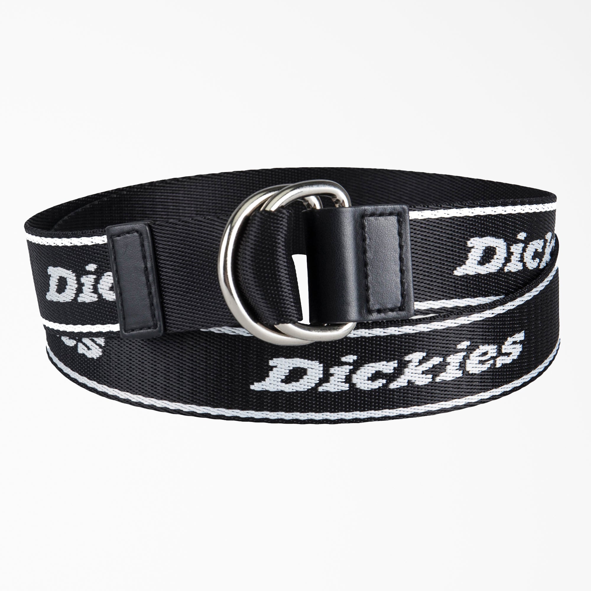 Women's D-Ring Logo Print Web Belt