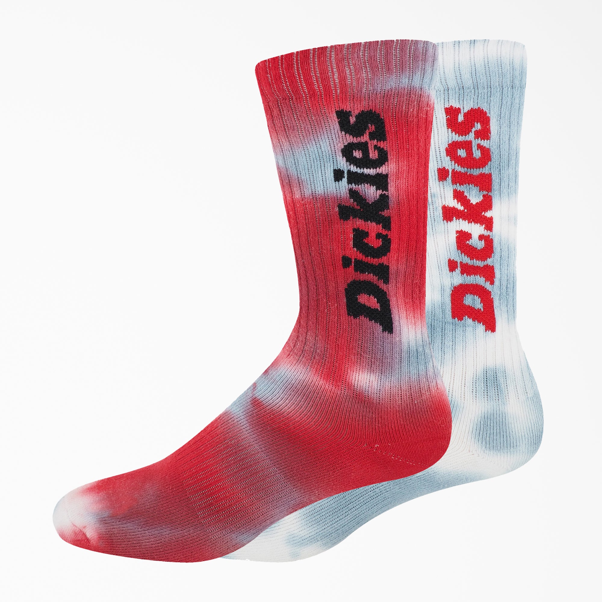 Tie-Dye Crew Socks. Size 6-12. 2-Pack