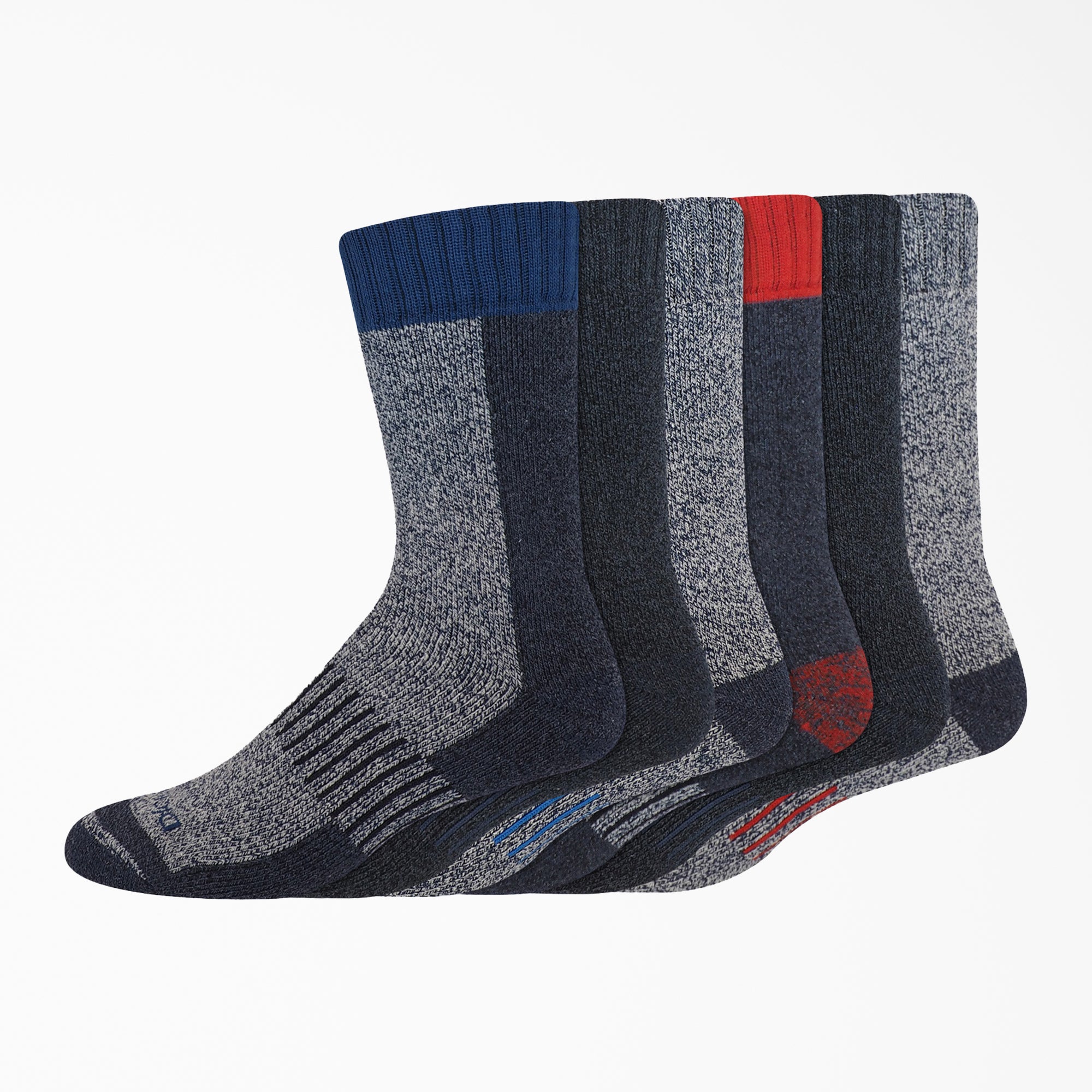 The Trekker Crew Socks. Size 6-12. 6-Pack