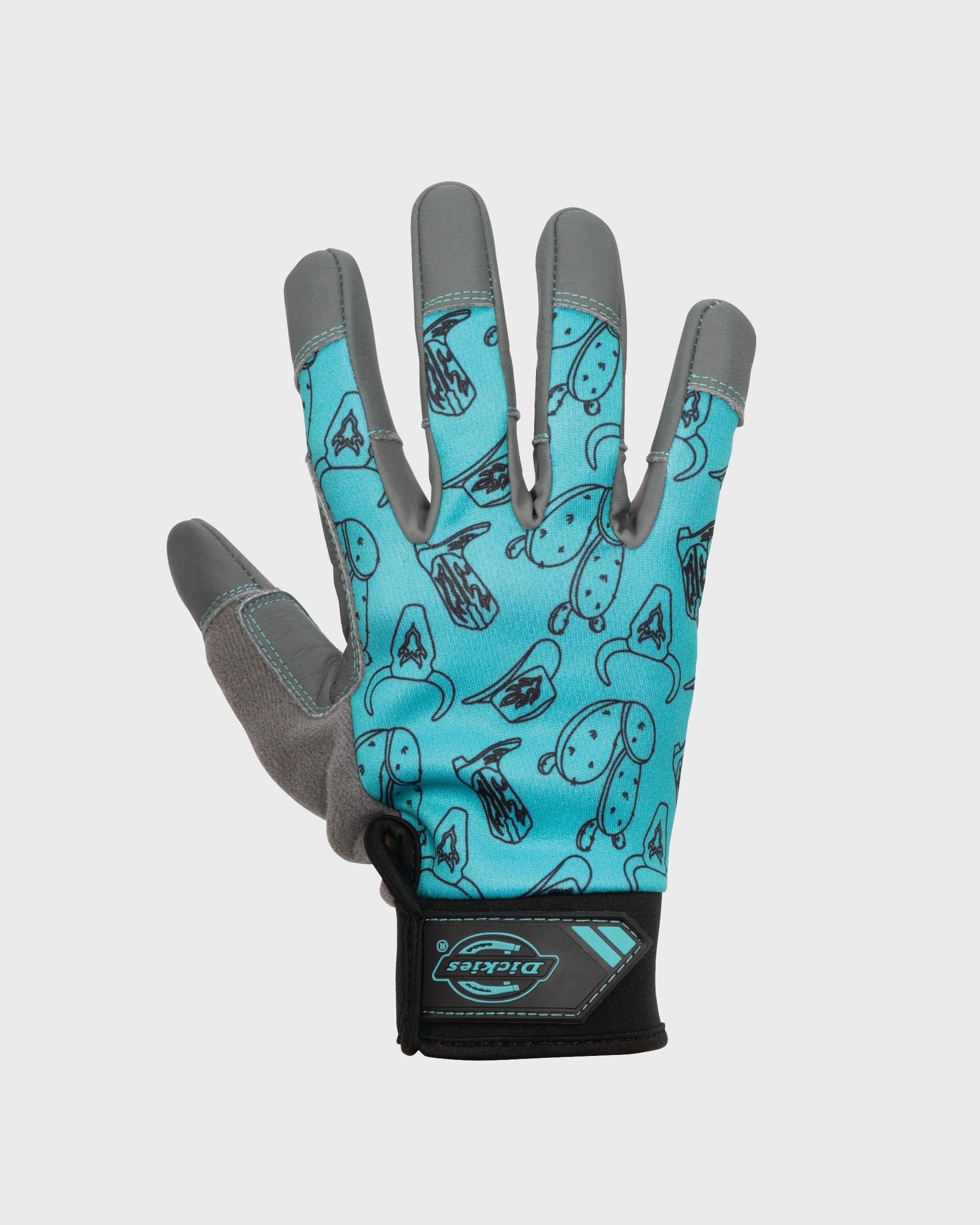 Lawn and Garden Work Gloves with Leather Palm - Image 4