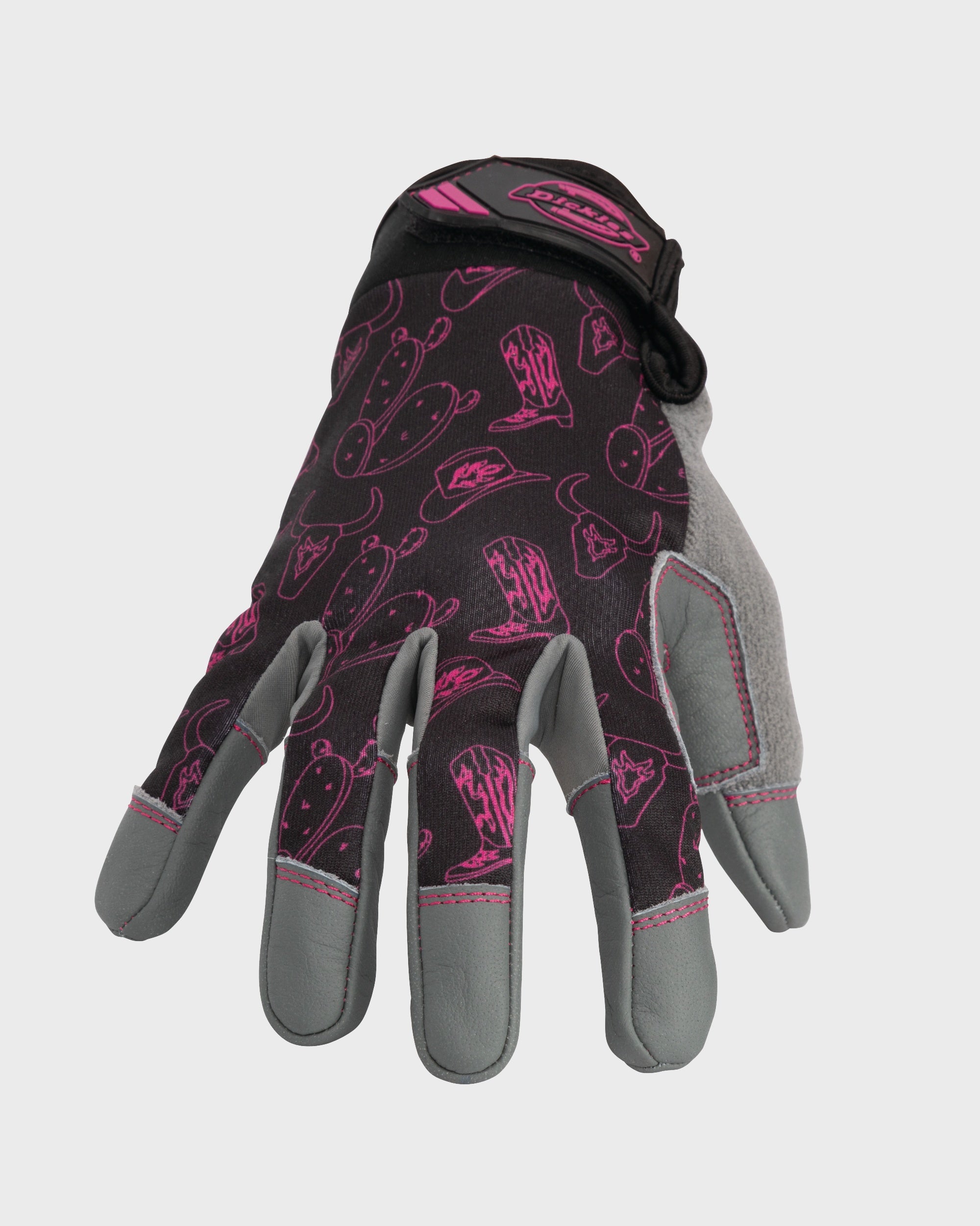 Lawn and Garden Work Gloves with Leather Palm - Image 2