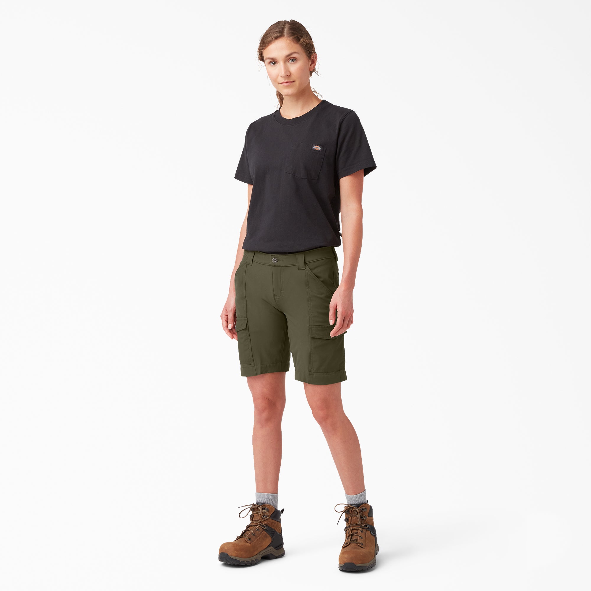 Women's Cooling Slim Fit Cargo Shorts. 10 - Image 4