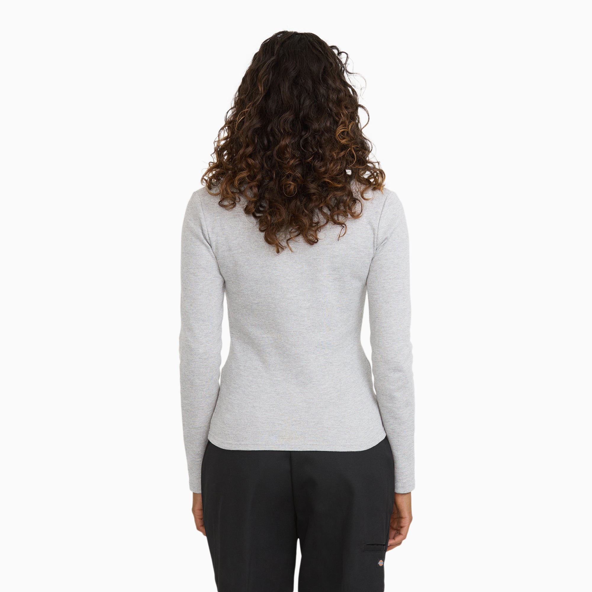 Juniors Long Sleeve Fitted Henley - Image 2