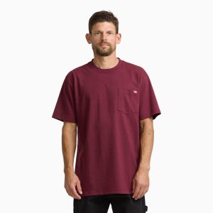 Heavyweight Heathered Short Sleeve Pocket T-Shirt